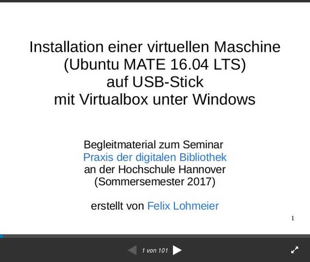 Screenshot Anleitung Virtualbox
